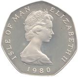 1980 50P CHRISTMAS ( PROOF ) - WORLD COINS - Cambridgeshire Coins