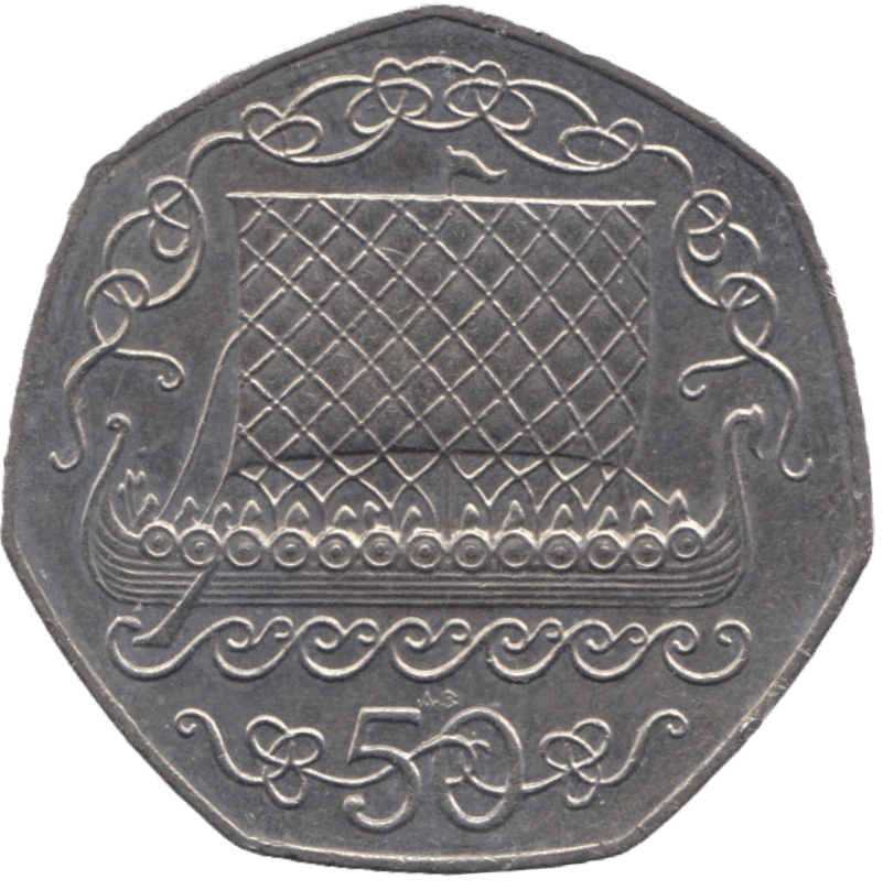 1980 50P DAY OF TYNWALD ISLE OF MAN - SILVER WORLD COINS - Cambridgeshire Coins