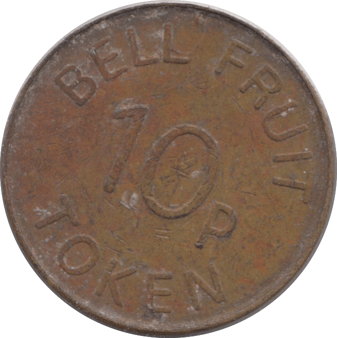 1980 BELL FRUIT TEN PENCE TOKEN - OTHER TOKENS - Cambridgeshire Coins