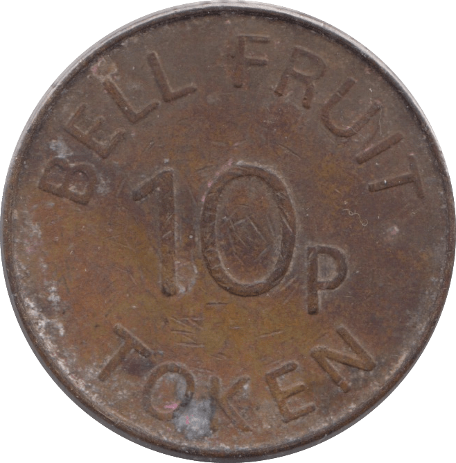 1980 BELL FRUIT TEN PENCE TOKEN - OTHER TOKENS - Cambridgeshire Coins