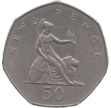 1980 CIRCULATED LARGE 50P BRITANNIA - 50P CIRCULATED - Cambridgeshire Coins