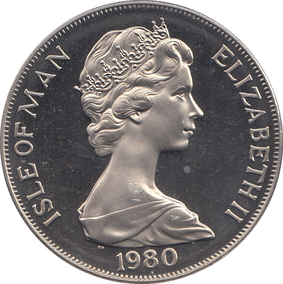 1980 CROWN QUEEN ELIZABETH THE QUEEN MOTHER ( BU ) - WORLD COINS - Cambridgeshire Coins