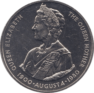 1980 FIFTY PENCE GIBRALTAR - WORLD COINS - Cambridgeshire Coins