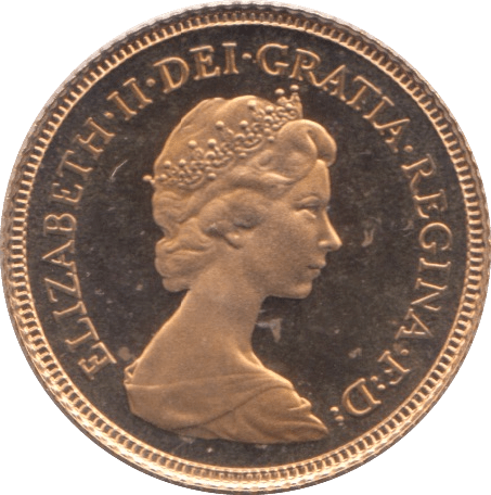 1980 GOLD HALF SOVEREIGN ( PROOF ) - HALF SOVEREIGN - Cambridgeshire Coins