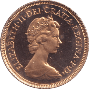 1980 GOLD HALF SOVEREIGN ( PROOF ) - HALF SOVEREIGN - Cambridgeshire Coins