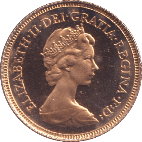 1980 GOLD HALF SOVEREIGN ( PROOF ) - HALF SOVEREIGN - Cambridgeshire Coins
