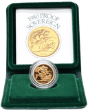 1980 GOLD PROOF SOVEREIGN BOXED - GOLD PROOF SOVEREIGNS - Cambridgeshire Coins
