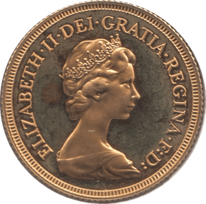 1980 GOLD SOVEREIGN ( PROOF ) - SOVEREIGN - Cambridgeshire Coins