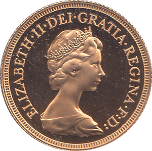 1980 GOLD SOVEREIGN ( PROOF ) - SOVEREIGN - Cambridgeshire Coins