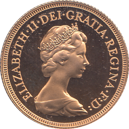 1980 GOLD SOVEREIGN ( PROOF ) - SOVEREIGN - Cambridgeshire Coins