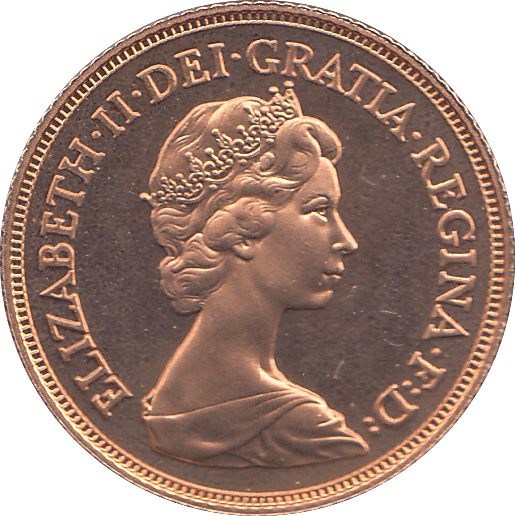 1980 GOLD SOVEREIGN ( PROOF ) - SOVEREIGN - Cambridgeshire Coins