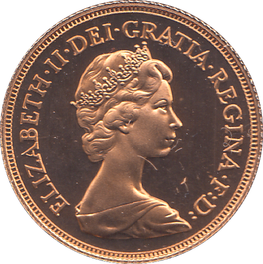 1980 GOLD SOVEREIGN ( PROOF ) - SOVEREIGN - Cambridgeshire Coins