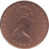 1980 HALF PENCE ISLE OF MAN ( BU ) - WORLD COINS - Cambridgeshire Coins
