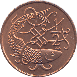 1980 HALF PENCE ISLE OF MAN ( BU ) - WORLD COINS - Cambridgeshire Coins