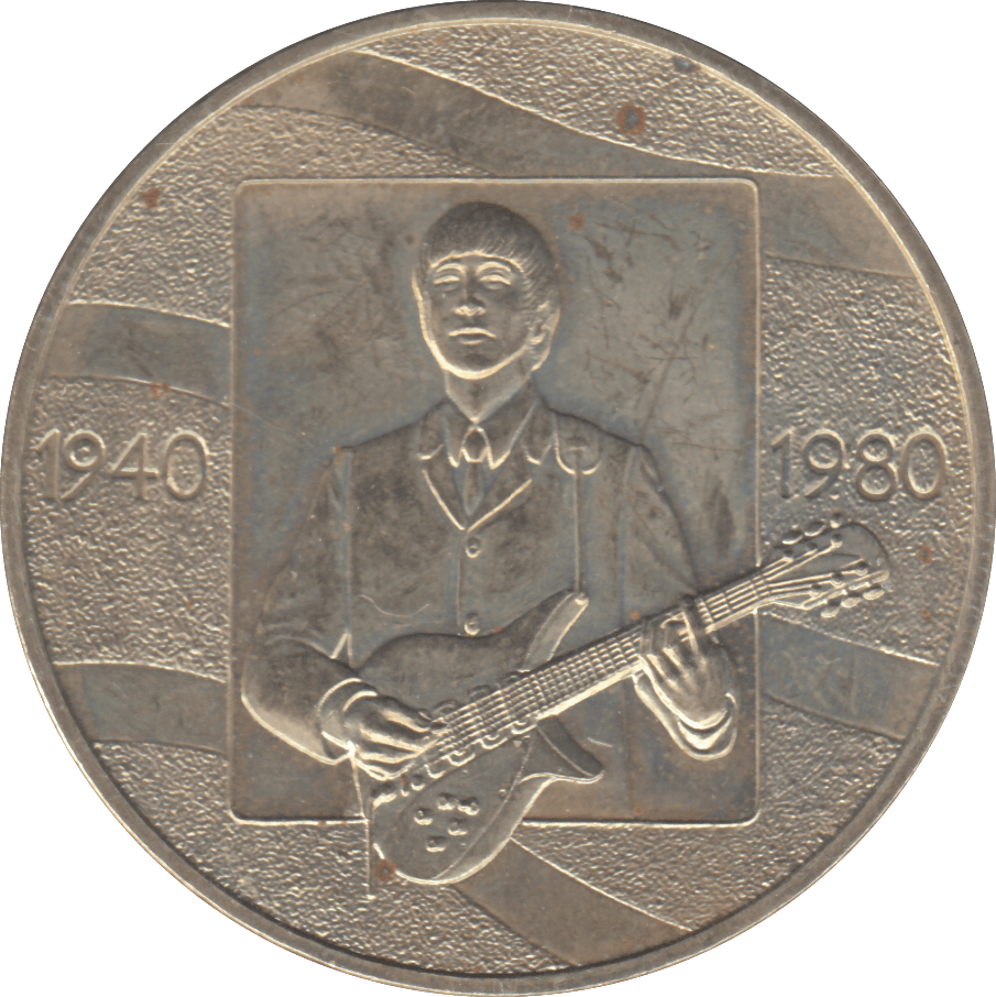 1980 JOHN LENNON MEDALLION - WORLD COINS - Cambridgeshire Coins