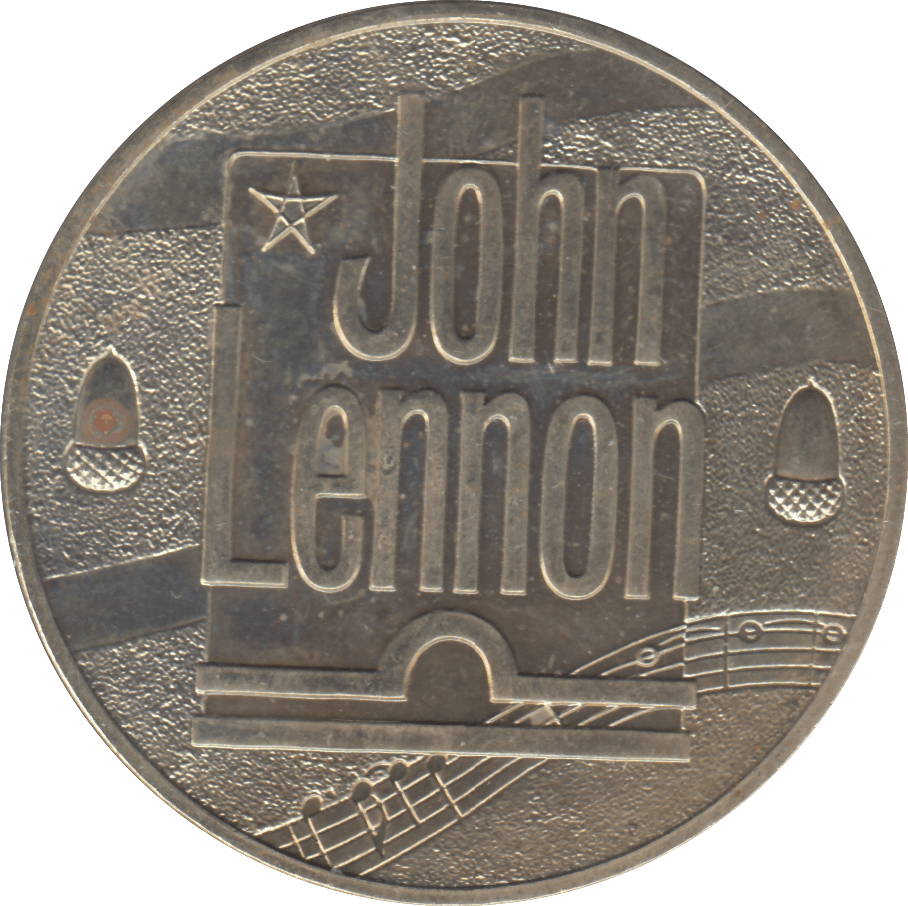 1980 JOHN LENNON MEDALLION - WORLD COINS - Cambridgeshire Coins