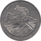 1980 ONE CROWN 80TH BIRTHDAY OF H.M QUEEN ELIZABETH - WORLD COINS - Cambridgeshire Coins