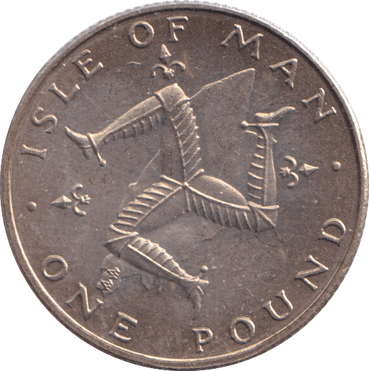 1980 ONE POUND ISLE OF MAN - WORLD COINS - Cambridgeshire Coins