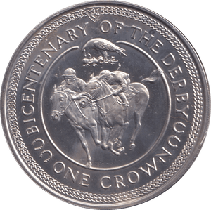 1980 SILVER CROWN ISLE OF MAN ( PROOF ) - SILVER WORLD COINS - Cambridgeshire Coins