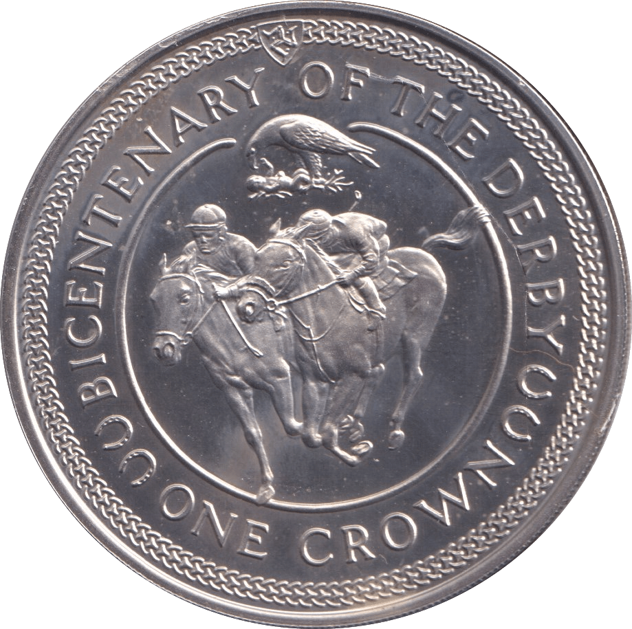1980 SILVER CROWN ISLE OF MAN ( PROOF ) - SILVER WORLD COINS - Cambridgeshire Coins