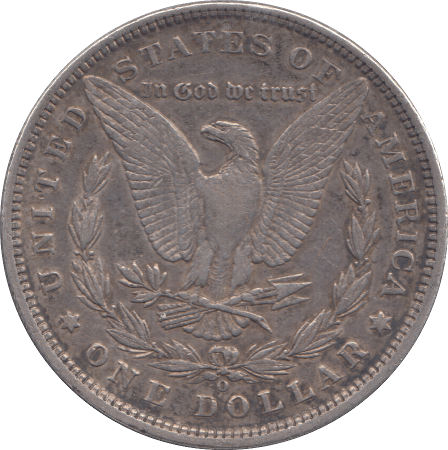 1980 SILVER MORGAN DOLLAR USA NEW ORLEANS - SILVER WORLD COINS - Cambridgeshire Coins