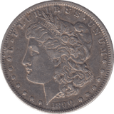 1980 SILVER MORGAN DOLLAR USA NEW ORLEANS - SILVER WORLD COINS - Cambridgeshire Coins