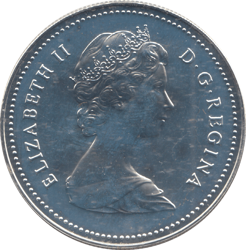 1980 SILVER PROOF CANADA DOLLAR - SILVER WORLD COINS - Cambridgeshire Coins