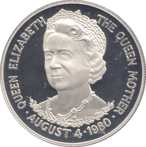 1980 SILVER PROOF TWENTY FIVE PENCE TRISTAN DA CUNHA - SILVER WORLD COINS - Cambridgeshire Coins