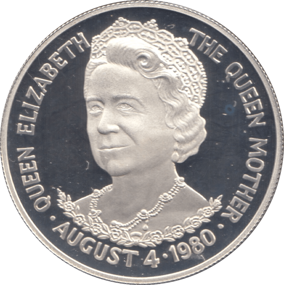 1980 SILVER PROOF TWENTY FIVE PENCE TRISTAN DA CUNHA - SILVER WORLD COINS - Cambridgeshire Coins