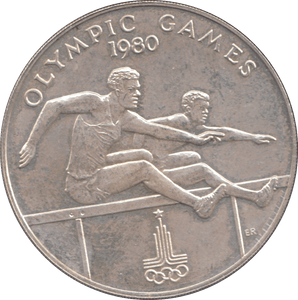 1980 SILVER TEN DOLLARS OLYMPIC GAMES - SILVER WORLD COINS - Cambridgeshire Coins