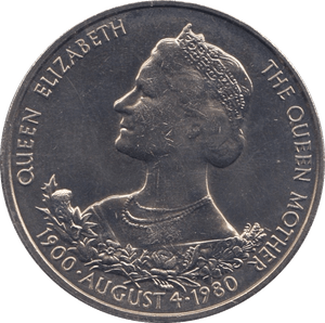 1980 TWENTY FIVE PENCE GUERNSEY - WORLD COINS - Cambridgeshire Coins