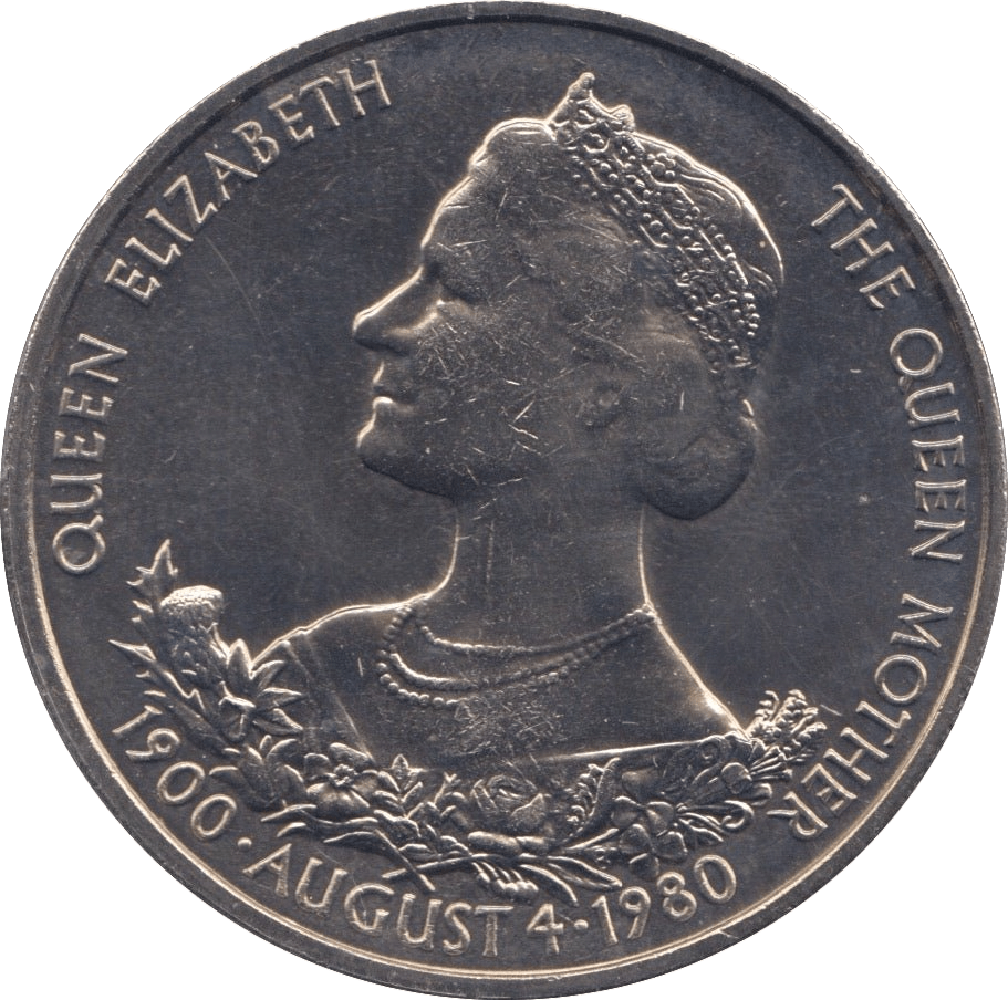 1980 TWENTY FIVE PENCE GUERNSEY - WORLD COINS - Cambridgeshire Coins