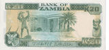 1980 ZAMBIA 20 KWACHA BANKNOTE REF-1734 - WORLD BANKNOTES - Cambridgeshire Coins