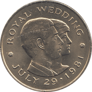 1981 2 POUNDS ROYAL WEDDING - WORLD COINS - Cambridgeshire Coins