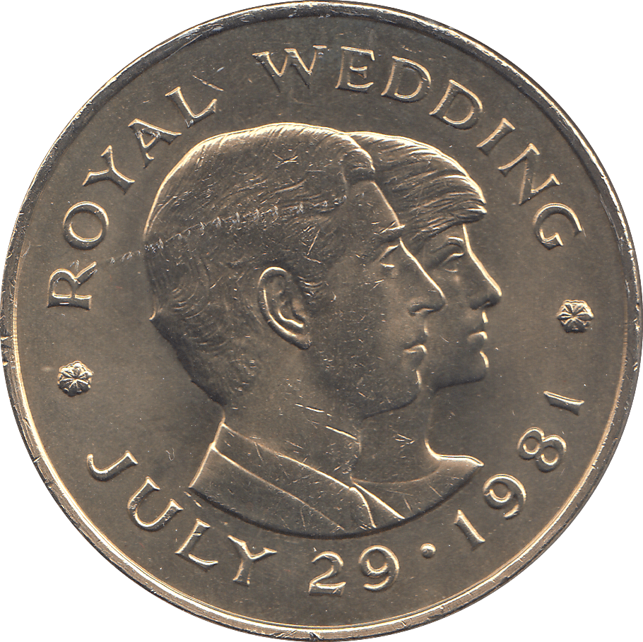 1981 2 POUNDS ROYAL WEDDING - WORLD COINS - Cambridgeshire Coins