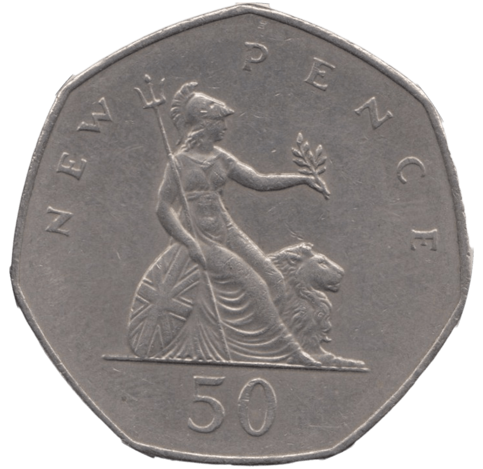 1981 CIRCULATED LARGE 50P BRITANNIA - 50P CIRCULATED - Cambridgeshire Coins