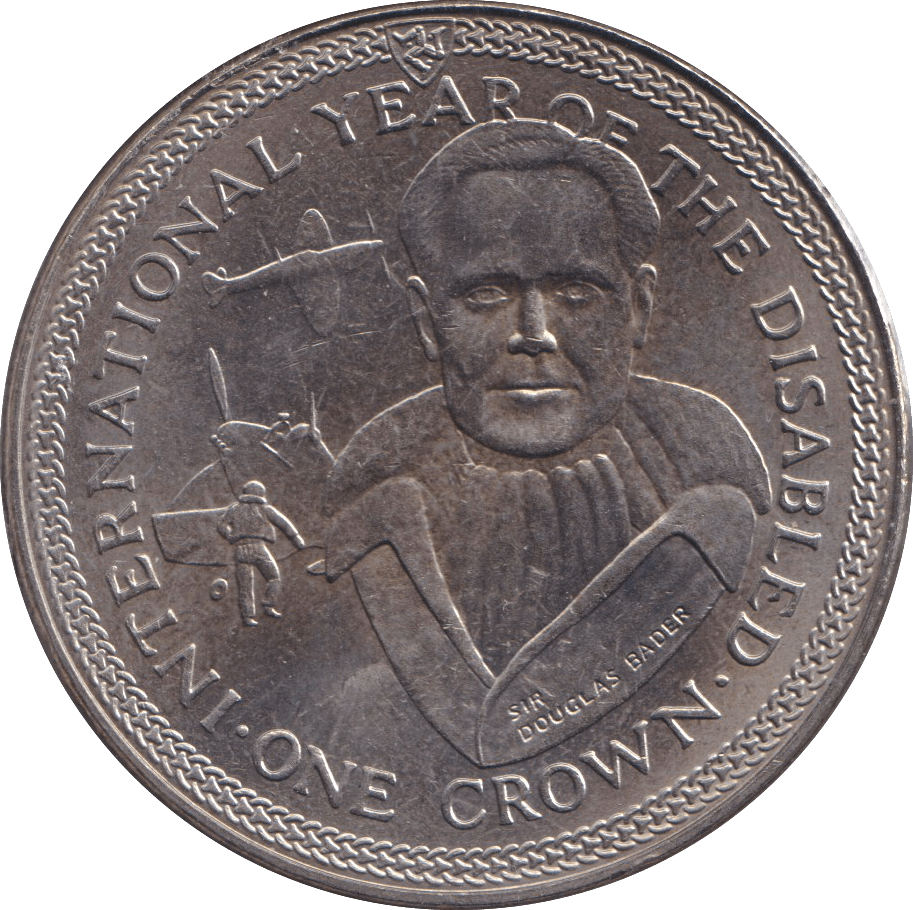 1981 CROWN YEAR OF THE DISABLED - WORLD COINS - Cambridgeshire Coins