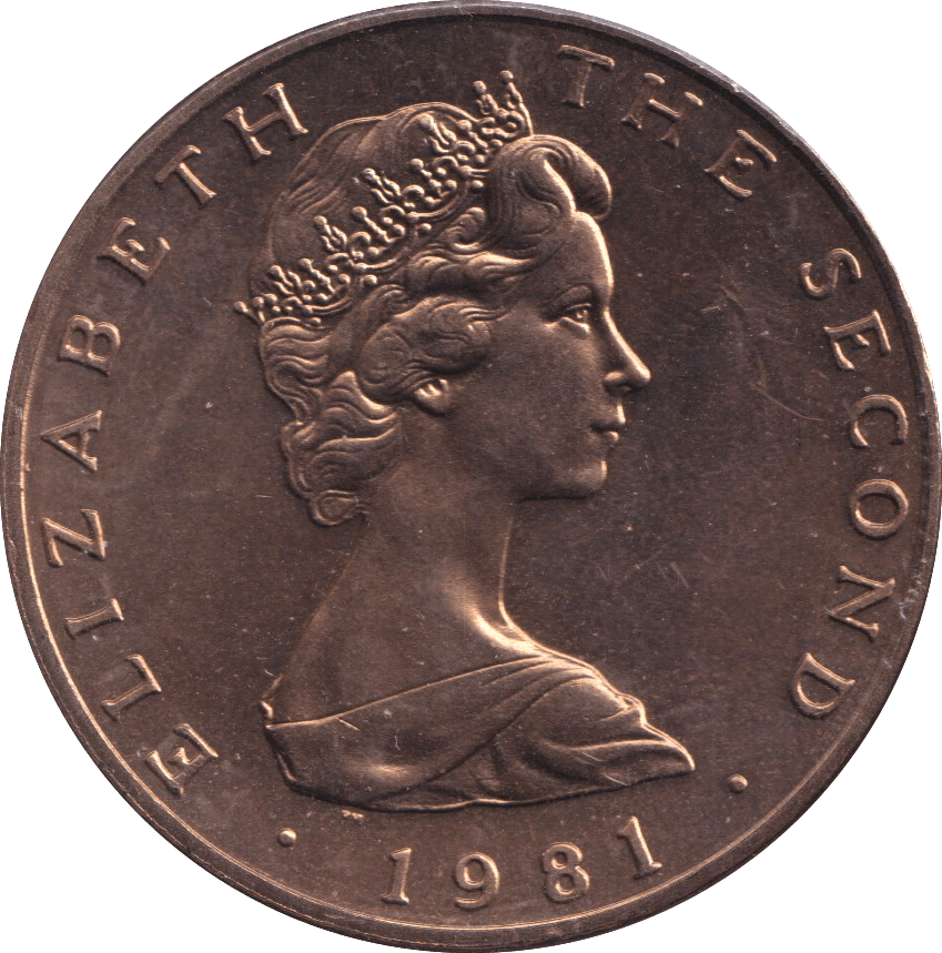 1981 FIVE POUND ISLE OF MAN - WORLD COINS - Cambridgeshire Coins