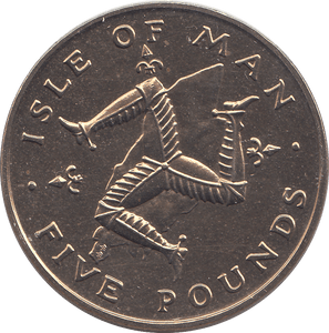 1981 FIVE POUNDS ISLE OF MAN ( BU ) - WORLD COINS - Cambridgeshire Coins