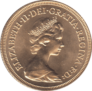 1981 GOLD SOVEREIGN ( BU ) - SOVEREIGN - Cambridgeshire Coins