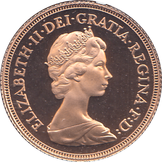 1981 GOLD SOVEREIGN ( PROOF ) - SOVEREIGN - Cambridgeshire Coins