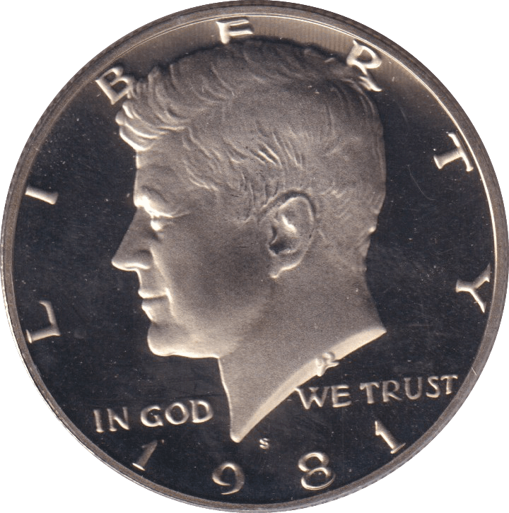 1981 HALF DOLLAR USA - WORLD COINS - Cambridgeshire Coins