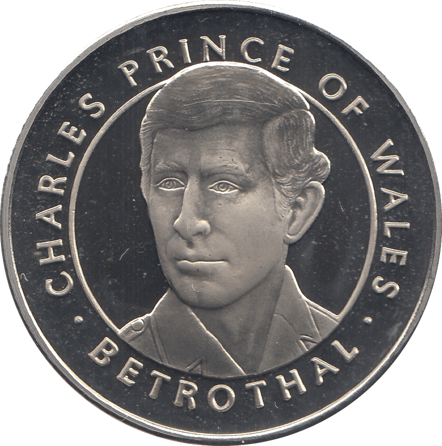 1981 LADY DIANA AND PRINCE CHARLES COMMEMORATIVE COIN - WORLD COINS - Cambridgeshire Coins