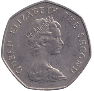 1981 LARGE 50P JERSEY - 50P REGIONAL ISSUE - Cambridgeshire Coins