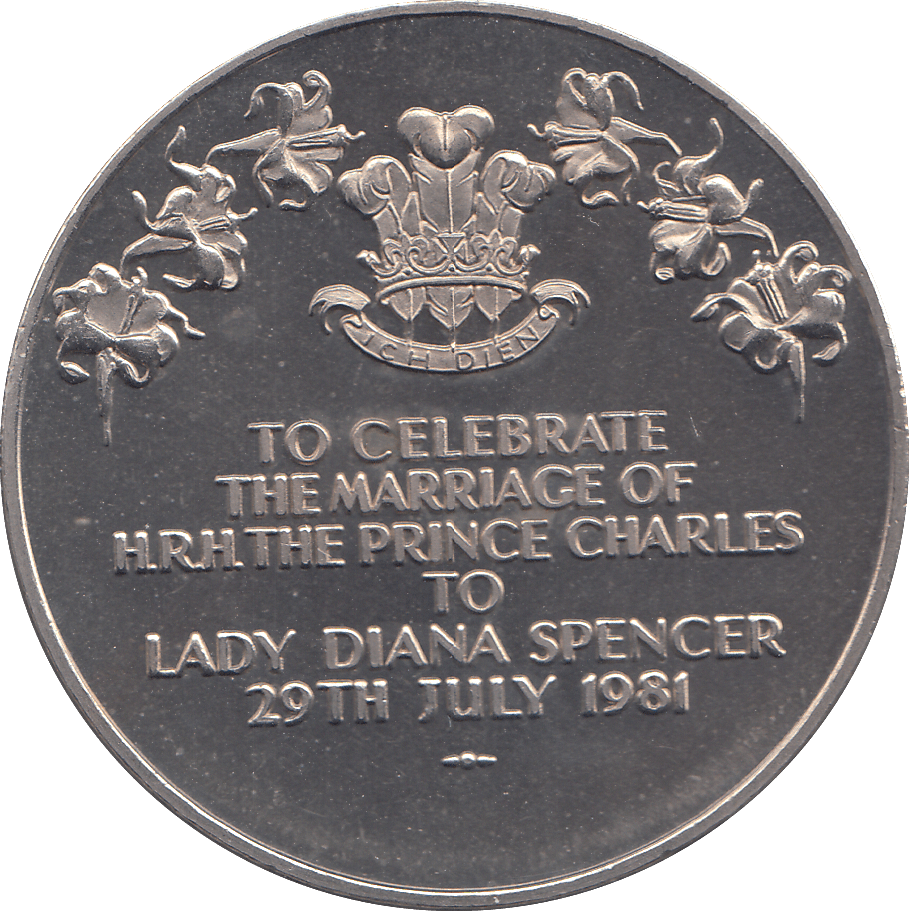 1981 PRINCE CHARLES AND LADY DIANA COMMEMORATIVE COIN - WORLD COINS - Cambridgeshire Coins