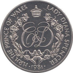 1981 PRINCE CHARLES AND LADY DIANA COMMEMORATIVE COIN - WORLD COINS - Cambridgeshire Coins