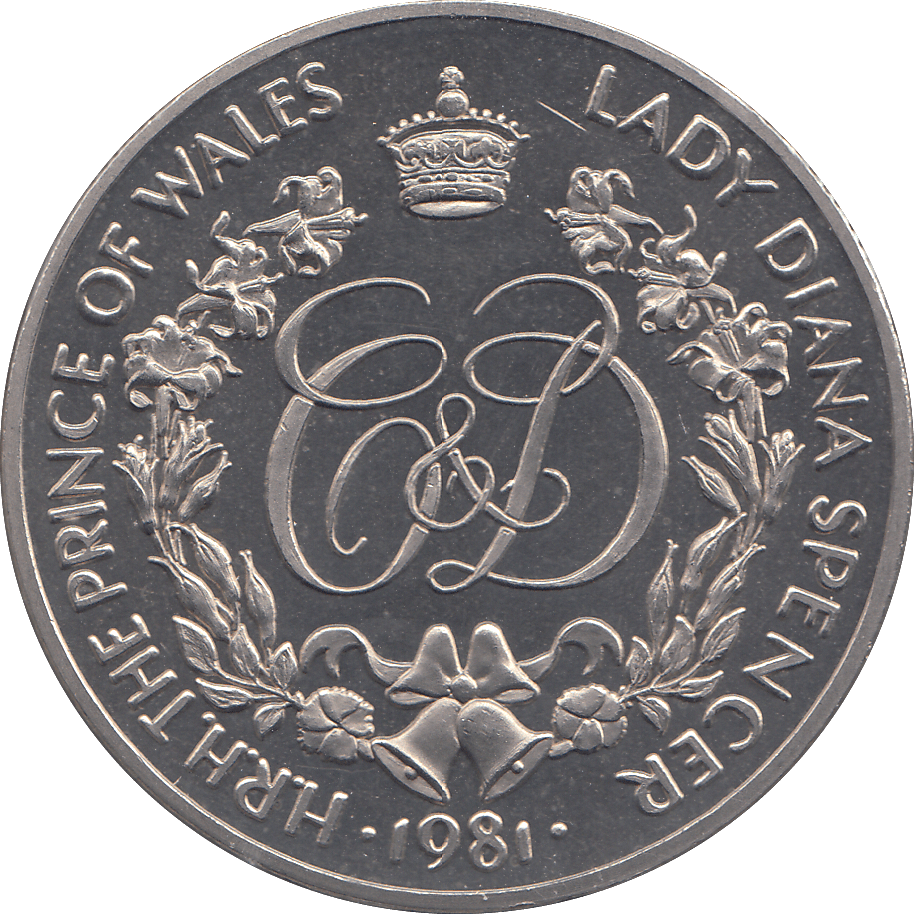 1981 PRINCE CHARLES AND LADY DIANA COMMEMORATIVE COIN - WORLD COINS - Cambridgeshire Coins