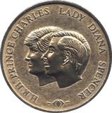 1981 PRINCE CHARLES AND LADY DIANA ROYAL WEDDING - WORLD COINS - Cambridgeshire Coins