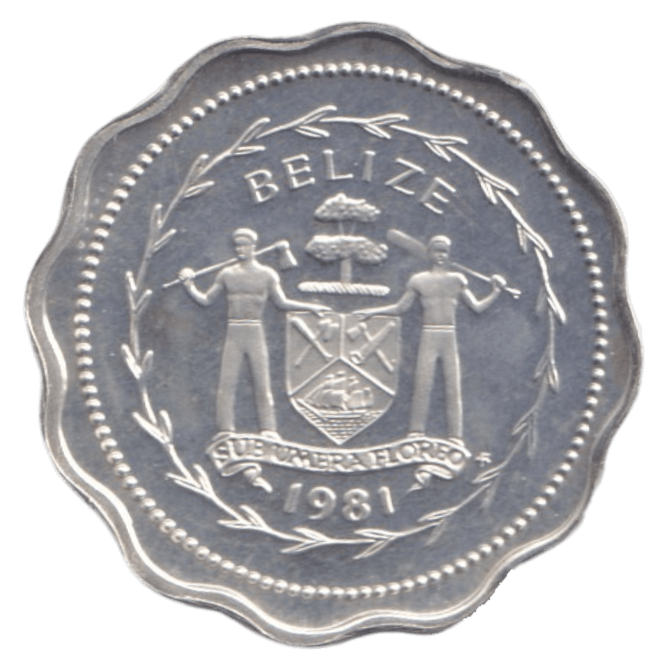 1981 PROOF ONE CENT BELIZE - WORLD COINS - Cambridgeshire Coins