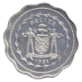 1981 PROOF ONE CENT BELIZE - WORLD COINS - Cambridgeshire Coins